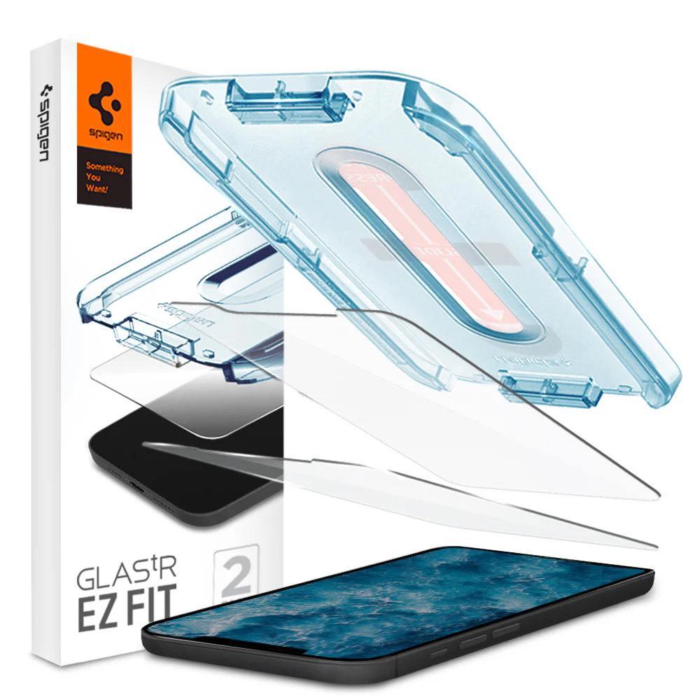 Spigen Apple iPhone 12 / 12 Pro EZ Fit GLAS.tR Slim Glass Screen Protector - Clear